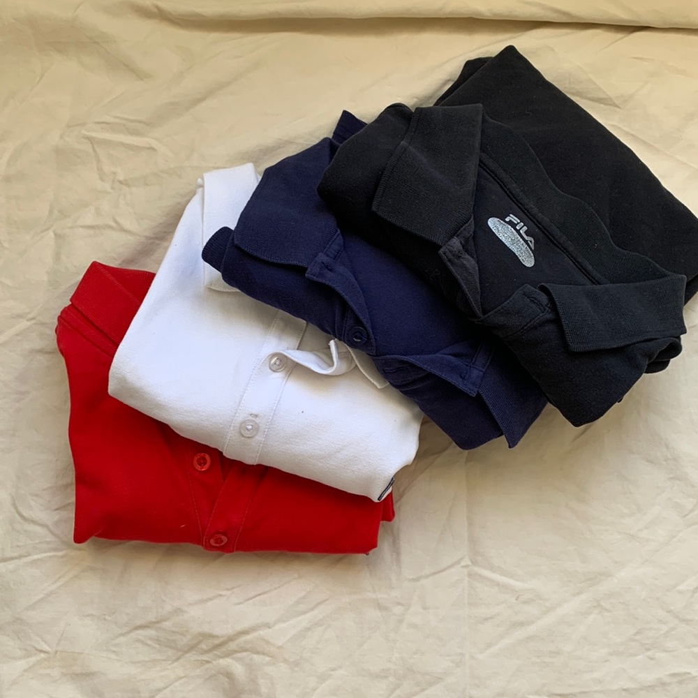 4 pack mens Fila polos